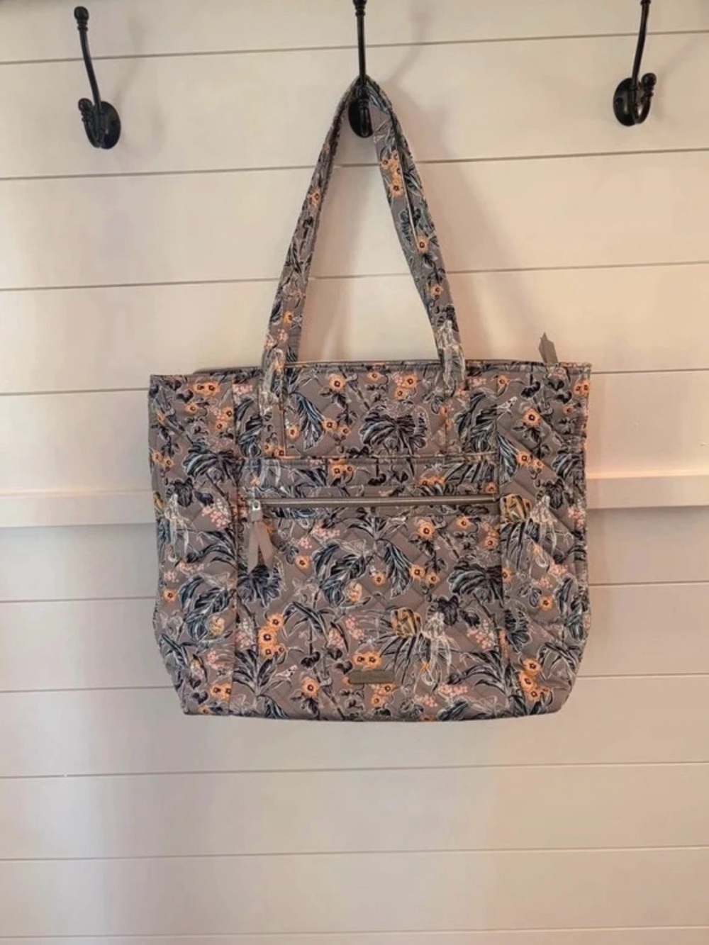 Vera Bradley Rain Forest Toile Tote Bag